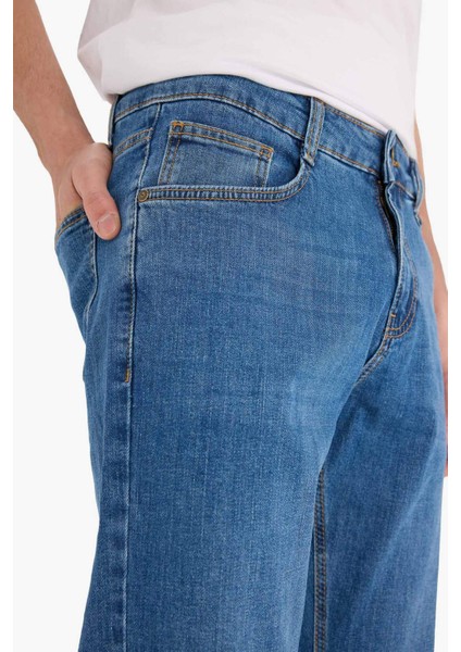 Sergio Regular Fit Normal Kalıp Normal Bel Boru Paça Jean Pantolon A6948AX25SP