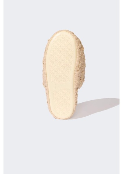 Kadın Tembel Hayvan Temalı Düz Taban Pelüş Ev Terliği D9179AX24AU fırsatları