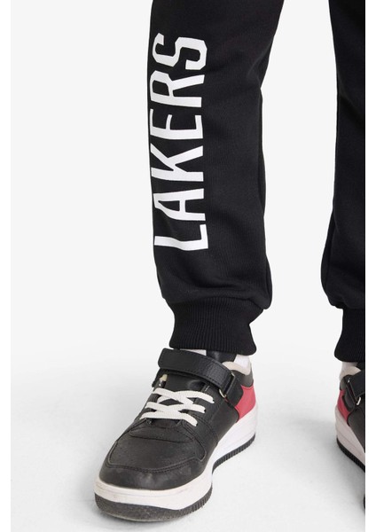 Erkek Çocuk NBA Los Angeles Lakers Beli Lastikli Jogger Eşofman Altı F4088A825AU