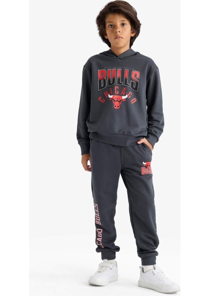 Erkek Çocuk NBA Chicago Bulls Beli Lastikli Jogger Eşofman Altı modelleri