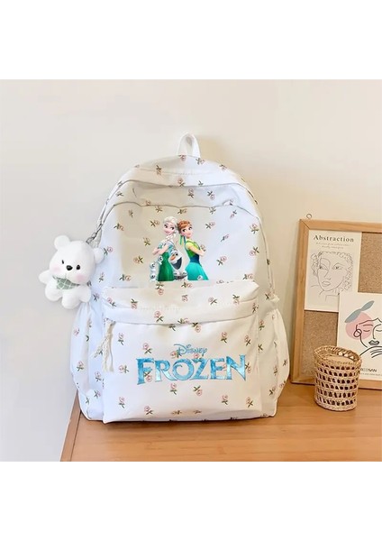 Dondurulmuş Anna Öğrenci Okulu Sırt Çantası Korece Versiyonu Çiçek Tesim Torbaları Genç Kızlar Kitap Çantası Ortaokul Sırt Çantası Seyahat Çantası Renk: 005 (Yurt Dışından)