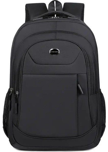 Erkekler Sırt Çantası Oxford Su Geçirmez Sırt Çantası Işletme Bilgisayar Çantası Zamanlı Seyahat Sırt Çantası Lise Öğrencisi Backpackcolor: Siyah (Yurt Dışından)