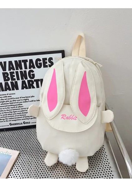 Özel Adı Çocuk Tavşan Sırt Çantası - Erkekler Için Sevimli Işlemeli Tavşan Çanta, Kişiselleştirilmiş Çocuk Okulu Çantası Hediye Renk: Özelleştirilmiş (Yurt Dışından)