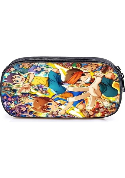 3pcs Set Inazuma On Bir Omuz Çantaları ile Çocuk Sırt Çantası Kalem Çantası Kızlar Kızlar Anime Okul Çantaları Karikatür Kitap Çantası Mochilas Renk: Kalem CASE004 (Yurt Dışından)