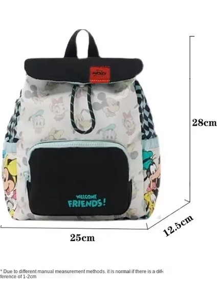Disney's Children'ın Sırt Çantası Lüks Marka Çocuk Okulu Çantası Karikatür Sevimli Yüksek Kaliteli Moda Kız Drawstring Sırt Çantası: B (Yurt Dışından)