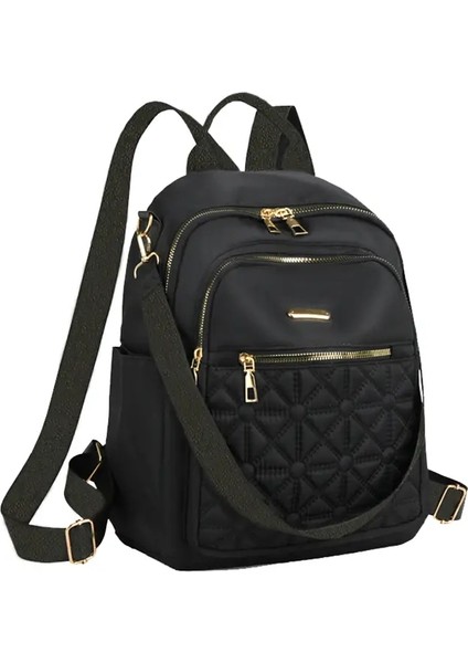 Unisex Kare Çanta Erkek ve Kadın Sırt Çantası Seyahat Sırt Çantası Sırt Çantası Kadın Moda Backpackcolor: BJ80105BLACK (Yurt Dışından)