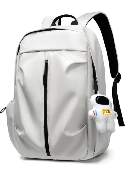 Dalı Erkek Sırt Çantası - Suya Dalı, Büyük Kapasiteli, Gündelik Iş Öğrencisi Öğrenci Bölmesi Bölmesi, Backpackforschoolcolor: Beyaz Bir Bebek Getir (Yurt Dışından)