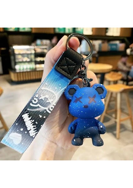 Kayışlı Sevimli Ayı Anahtarlık En Iyi Araba Anahtarı Anahtarlık Hayvan Çantası Sırt Çantası Anahtar Zinciri Cazibe Kolye Aksesuar Hediye Friendcolor Için: Mor (Yurt Dışından)