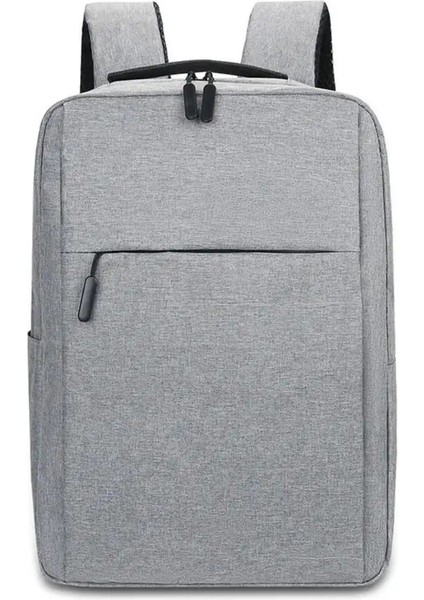 15.6 Inç Erkek Sırt Çantası Çok Yönlü Oxford Bez Siyah Gri Mavi Kırmızı Iş Sırası Yıkanabilir Bilgisayar Çantası Yüksek Kaliteli Renk: Gri (Yurt Dışından)