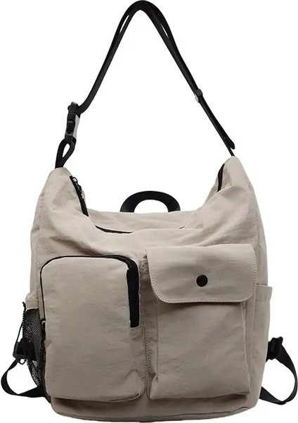 Cross - Sınır Işletme Sırt Çantası, Yüksek Okul ve Junior - Okul Öğrenci Sırt Çantası, Açık Hava Sporları ve Seyahat Çok Fonksiyon Renk: Ahaki/boyut: 15 Inç (Yurt Dışından)