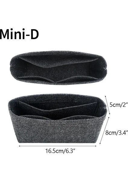 Longchamp Için Çanta Organizatörü Küçük Tote Çanta Tayg Torba Depolama Sonlandırma Iç Çanta Astar Çanta E Organizatör Uygun Mini Sizecolor: Siyah- Fermuar Çantası Yok (Yurt Dışından)