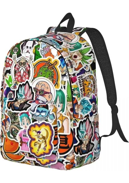 Ejderha Anime Art Ball Dbz Erkekler Için Kadın Öğrenci Okulu Kitap Çantası Tuval Daypack Orta Yüksek Koleji Lightweightcolor: S (Yurt Dışından)