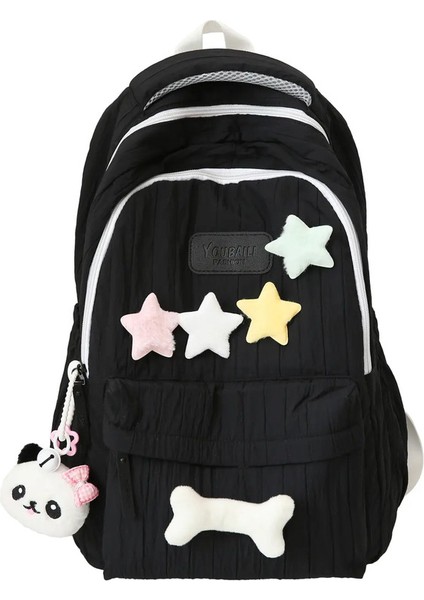 Ortaokul Kızları ve Lise Öğrencileri Için Uygun Kore Tarzı Niş Okul Çantası. Büyük Bir Kapasiteye Sahiptir, Acolor: Pembe/boyut: 15 Inç (Yurt Dışından)