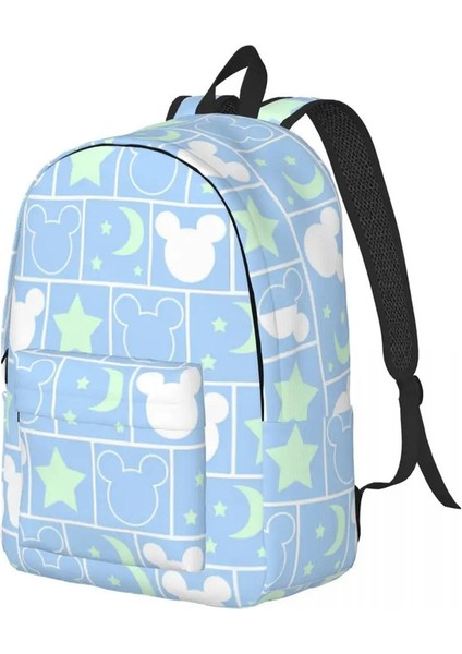 Pembe Minnie Karikatür Klasik Sırt Çantası Açık Lise Business Mickey Gündüz Paketi Erkekler Kadın Koleji Tuval Çantaları Renk: 6 (Yurt Dışından)