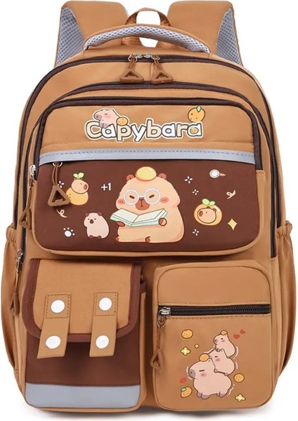 Yüksek Kaliteli Naylon Okul Çantası Capya Hafif Sırt Çantası Yükü Hafifletir Su Geçirmez Sırtlık Okul Ofisi Renk: 03 (Yurt Dışından)