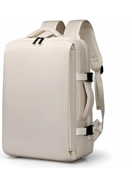Büyük Seyahat Sırt Çantası Uçuş Onaylı Dizüstü Bilgisayar Işi Işletme Sırt Çantası Kadınlar Mencolor: Fildişi/boyut: 17 Inç (Yurt Dışından)