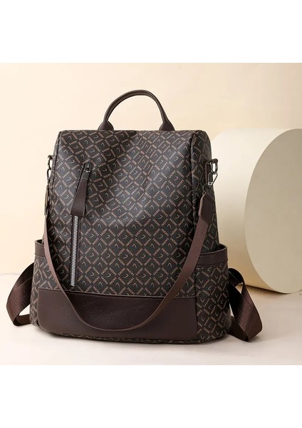 1 Adet Kadın Sırt Çantası Kore Versiyonu Çok Yönlü Moda Gündelik Iki Arada Anne Çantası Büyük Kapasiteli Seyahat Çantası Işe Gidip Gelme Bayan Rengi: Multi (Yurt Dışından)