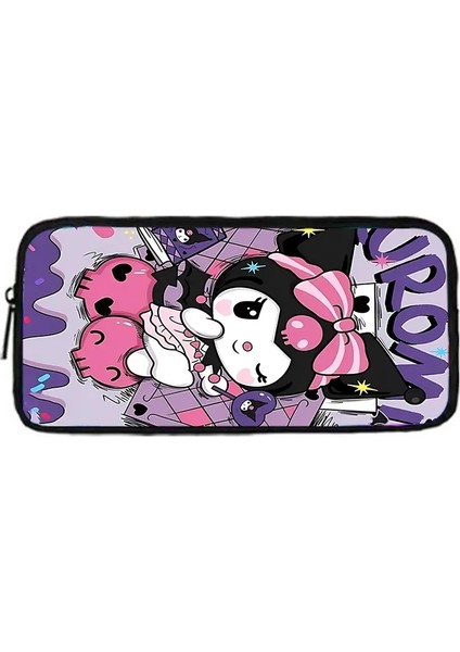 3 Adet Çocuk Sevimli Anime Sanrios Kuromi Okul Sırt Çantası Öğle Yemeği Çantaları, Kalem Çantaları, Erkek Kızlar Için Okul Çantaları ile En Iyi Hediyeler: BD-19X62A8 (Yurt Dışından)