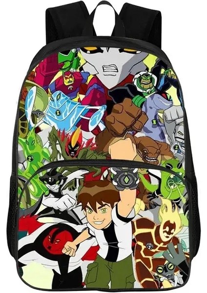 Suya Dalı Ben 10 Grafik Sırt Çantası Erkek Kızlar Okula Geri Dönüş Kitap Çantası, Çocuklar Gündelik Daypackcolor: 8 (Yurt Dışından)