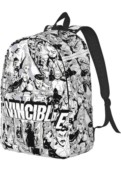 Yenilmez Sırt Çantası Erkekler Kadınlar Soğuk Öğrenci Işletme Daypack Hero Dizüstü Tuval Çantalar Spor Renkleri: 2/boyut: S 30X14X40 cm (Yurt Dışından)