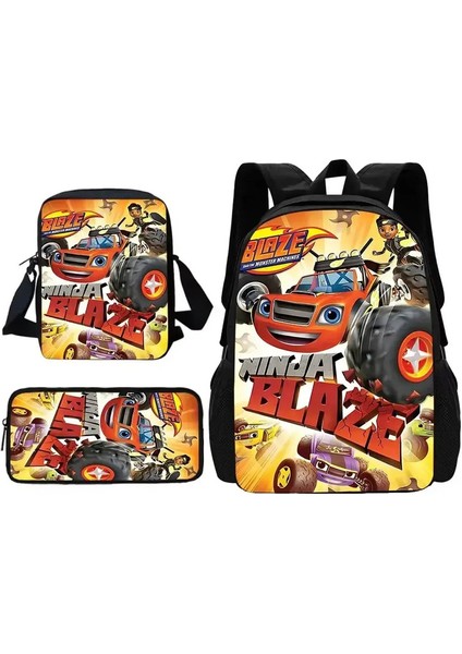 Blaze ve Monster Makineleri Çocuk Okulu Sırt Çantası Omuz Çantası Kalem Çantaları Erkek Kızlar Için Okul Çantaları En Iyi Hediye Renk: XHOO1-TZ-159-A4 (Yurt Dışından)