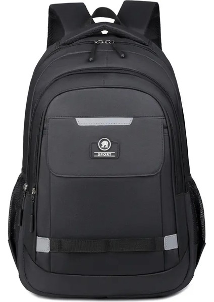 Moda Büyük Seyahat Sırt Çantası Erkekler Bölmesi Iş Çantası Açık Hava Spor Erkekler Siyah Depolama Sırt Çantası: Siyah/boyut: 14 Inç (Yurt Dışından)