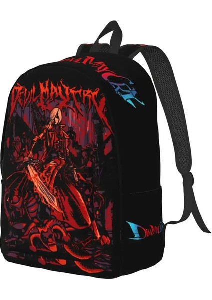 Devils Action Game Casual Cry Backpack Outdoor Öğrenci Iş Pc Oyun Dmc Day Pack Erkekler Için Day Spack: Gösterildiği Gibi/boyut: Çocuklar Için (Yurt Dışından)