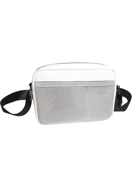 Aydınlık LED Renkli Tek Omuzlu Çantalar Yüksek Sokak Crossbody Çanta Optik Fiber Kumaş Moda Kare Çantası (Yurt Dışından)