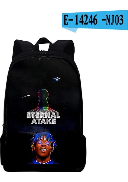 Trendy Popüler Lil Uzi Vert Defter Defteri Sırt Çantaları Öğrenci Okul Çantaları 3D Baskı Oxford Su Geçirmez Erkekler/kız Dizüstü Bilgisayar Sırt Çantaları Renk: 3D (Yurt Dışından)