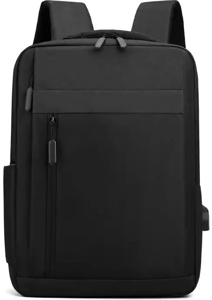 Business Laptop Sırt Çantası Büyük Kapasiteli Çok Fonksiyonlu USB Şarj Su Geçirmez Film Backbag Mencolor Için Gündelik Omuz Çantası: Açık Gri (Yurt Dışından)