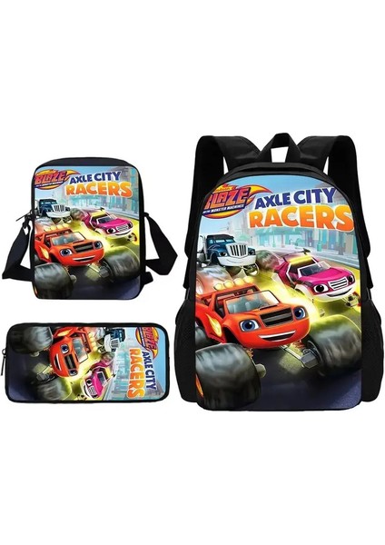 Blaze ve Canavar Makineleri Çocuk Okulu Sırt Çantası Omuz Çantası Kalem Çantaları Erkek Kızlar Için Okul Çantaları En Iyi Hediye Renk: XHOO1-TZ-159-A2 (Yurt Dışından)