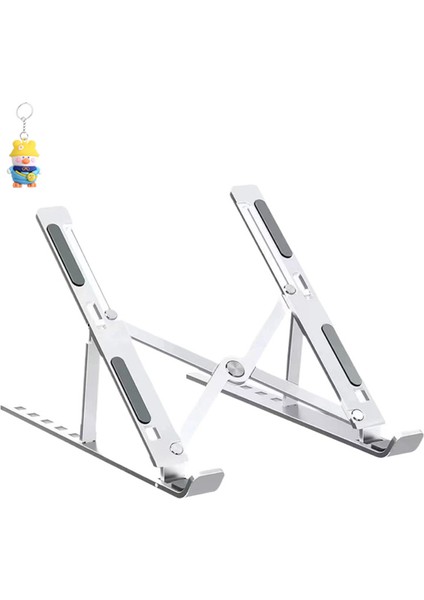 Alüminyum Alaşımlı Dizüstü Bilgisayar Standı Katlanır Kaldırma Masaüstü Taşınabilir Yükseltilmiş (Yurt Dışından)