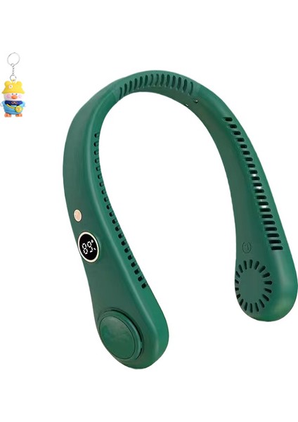 R8 Yaprakız Asılıboyun Fan USB Taşınabilir Mini Küçük Soğuk Ses Dışmekan Tembel Klima Küçük Fan (Yurt Dışından)