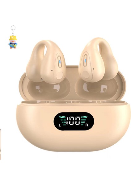 Q80 Renkli Ekran Kulak Klipsi Ows Bluetooth Kulaklık X22 Kemik Iletim Kulak Klipsi Kulaksız R12 Kablosuz Kulaklık (Yurt Dışından)