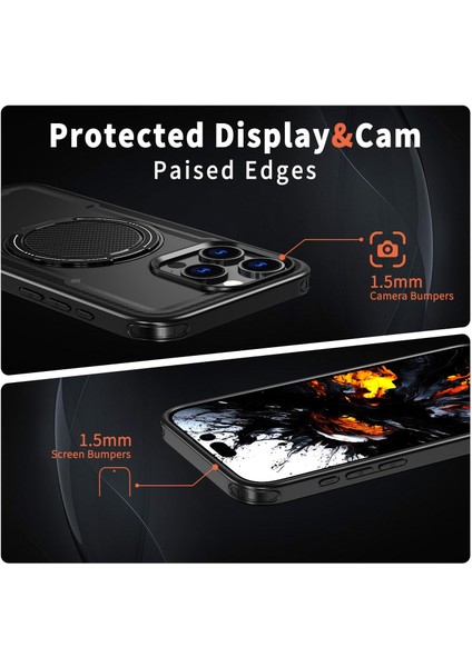 iPhone 14 Pro Için Pc Hibrit Tpu Telefon Kılıfı (Yurt Dışından) fırsatları
