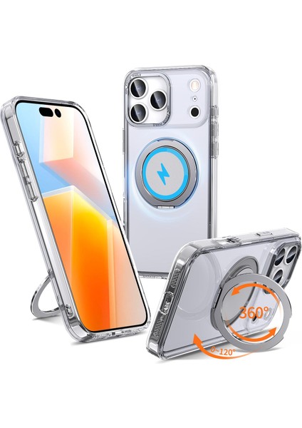 iPhone 17 Pro Max Için Magsafe Manyetik Tutucu Telefon Kılıfı (Yurt Dışından)