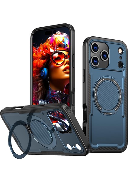 iPhone 17 Pro Için Pc Hibrit Tpu Telefon Kılıfı (Yurt Dışından)