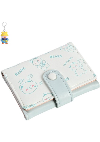 Bayan Cüzdan Kız Cüzdan Kısa Karikatür Sevimli Çoklu Kart Yuvası Para Cüzdanı Cüzdan (Yurt Dışından)