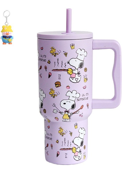 Kolu Araba Bardak Yalıtımlı Buz Bardak Araba Açık Taşınabilir Büyük Kapasiteli Pipetli Bardak (Yurt Dışından)