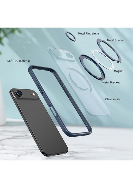 iPhone Air Için Magsafe Yüzük Tutucu Telefon Kılıfı (Yurt Dışından) fırsatları