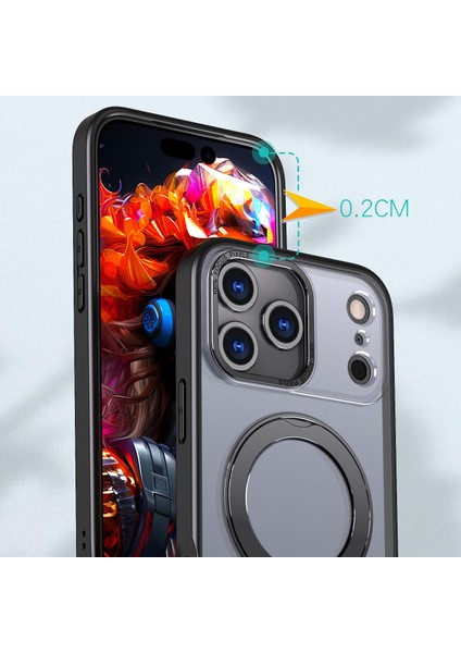 iPhone 17 Pro Max Için Magsafe Yüzük Tutucu Telefon Kılıfı (Yurt Dışından) indirimleri