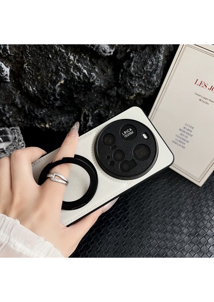 Xiaomi 15 Ultra Manyetik Kılıf Dana Dokulu Pu + Tpu + Pc Destekli Telefon Kılıfı (Yurt Dışından) modelleri