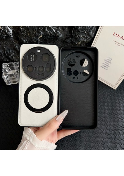 Xiaomi 15 Ultra Manyetik Kılıf Dana Dokulu Pu + Tpu + Pc Destekli Telefon Kılıfı (Yurt Dışından) fırsatları