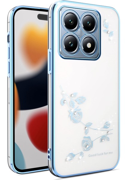 Xiaomi 15T Rhinestone Dekorlu Tpu Telefon Kılıfı (Yurt Dışından)