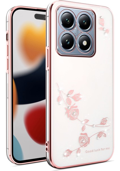 Xiaomi 15T Rhinestone Dekorlu Tpu Telefon Kılıfı (Yurt Dışından)