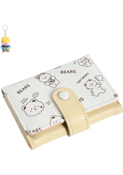 Bayan Cüzdan Kız Cüzdan Kısa Karikatür Sevimli Çoklu Kart Yuvası Para Cüzdanı Cüzdan (Yurt Dışından)