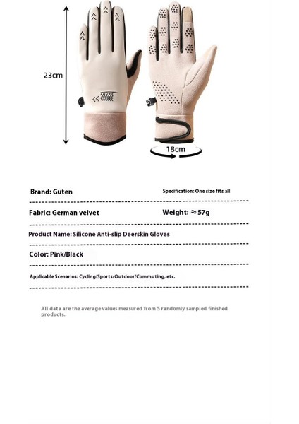 Kadın Ince Kış De Kadife Su Geçirmez Yastıklı Soğuk Aşınmaya Dalı Dokunmatik Ekran Kayak Sporları Binicilik Elnleri (Yurt Dışından) fiyatları