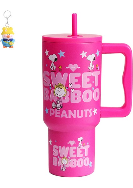 Kolu Araba Bardak Yalıtımlı Buz Bardak Araba Açık Taşınabilir Büyük Kapasiteli Pipetli Bardak (Yurt Dışından)