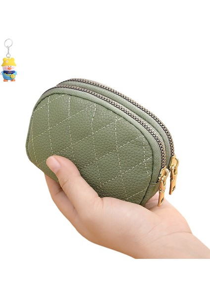 El Tutuşu Mini Kız Küçük Cüzdan Dikiş Çift Fermuarlı Madeni Para Değişim Çanta Bozuk Para Çanta (Yurt Dışından)