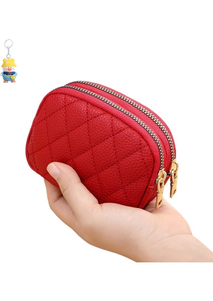 El Tutuşu Mini Kız Küçük Cüzdan Dikiş Çift Fermuarlı Madeni Para Değişim Çanta Bozuk Para Çanta (Yurt Dışından)